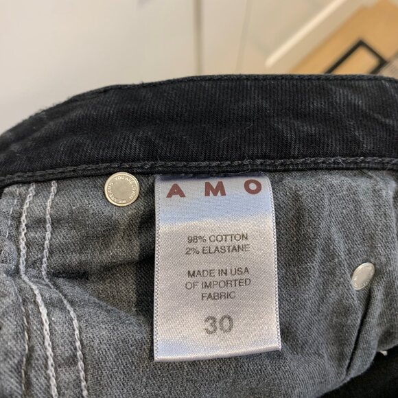 AMO babe high rise slim straight jeans - Picture 6 of 12
